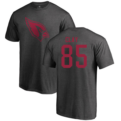 Arizona Cardinals Men Ash Charles Clay One Color NFL Football #85 T Shirt